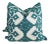 Duralee “Pombal” in Emerald 22” Pillows- a Pair For Sale