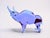 Rhinoceros Sculpture in Alexandrite Murano Glass from Licio Zanetti, 1960s For Sale - Image 6 of 9