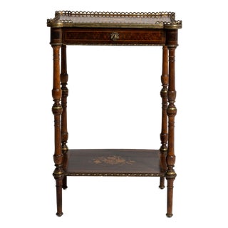 Napoleon III Two-Tier Side Table, Second Empire Style, France, 19th Century For Sale