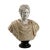 Roman Emperor Bust in White Marble and Flowery Alabaster For Sale - Image 11 of 11
