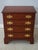 Chippendale Pair of Henkel Harris Cherry Nightstands For Sale - Image 3 of 18