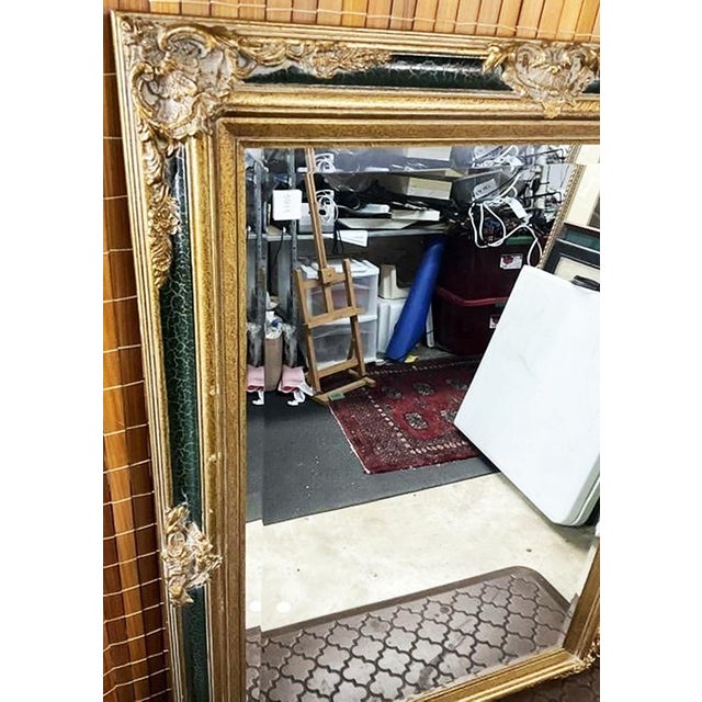 English 1980s Gilded Beveled Wall Mirror For Sale - Image 3 of 5