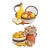 Vintage Mid-Century Retro Kitchen Wall Plaque Decor Set of 2 For Sale