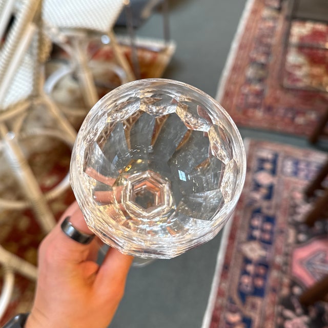 Glass Waterford Curraghmore Hock Wine Glasses, Set of Six For Sale - Image 7 of 12