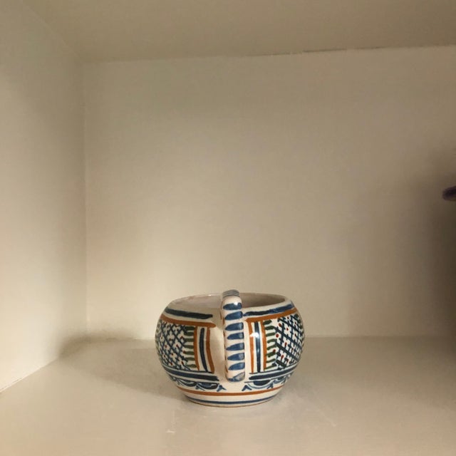 Small Quimper cup Henriot Quimper Faience. Lovely