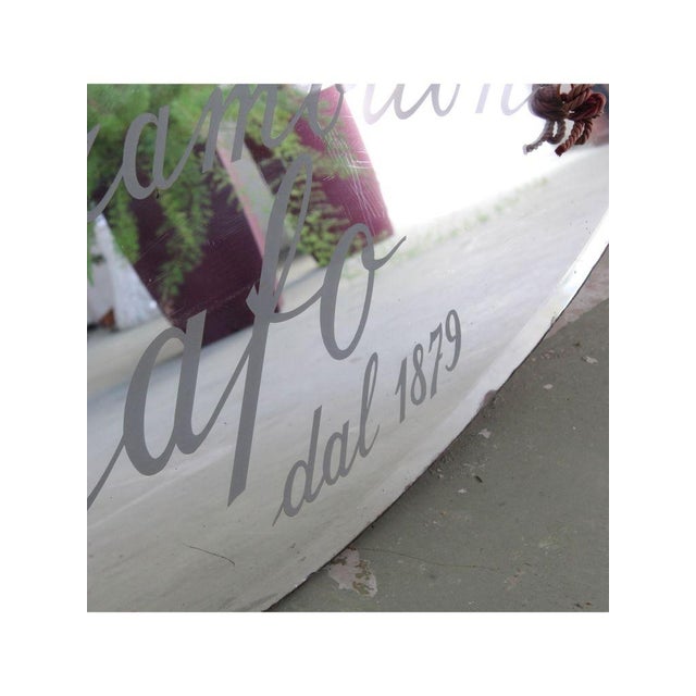 Type Mirror Sign Goldsmith Origin Italy Manufacturer Luigi Pramotton Mark attribution This piece has an attribution mark...