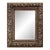 Late 19th Century Ornate Deep Framed Beveled Mirror With Roses, Blossoms & Buds For Sale
