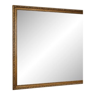 60-Inch Large Antique Ornate Gold Floor & Wall Mirror For Sale