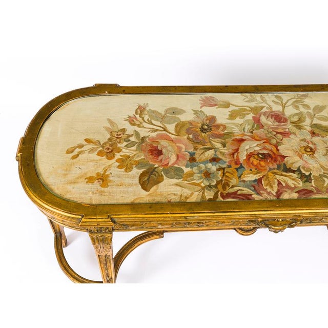 Low French Louis Revival Giltwood Coffee Table, 1930s For Sale - Image 6 of 17