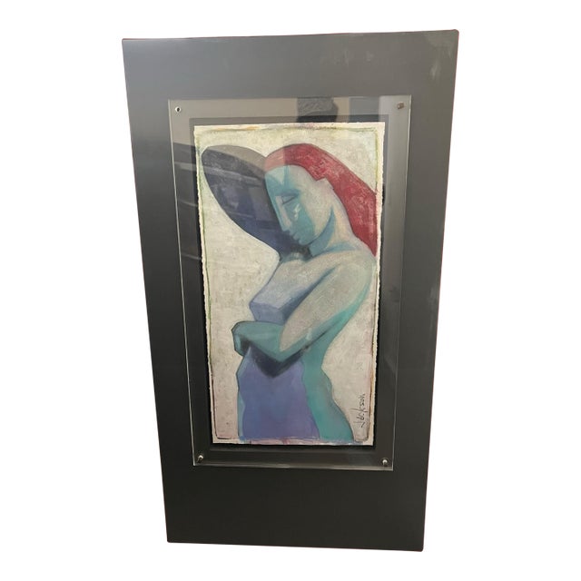 1970s Figurative Lady Artwork For Sale