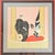 A stylish Parisian theater scene depicted on a silk scarf by the renowned artist Romain de Tirtoff known as Erté whose...