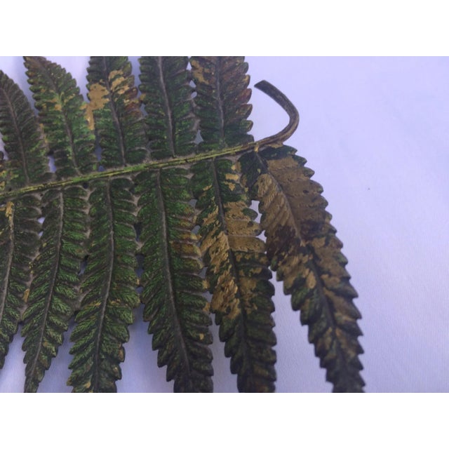 Antique Austrian Geschutzt Signed Bronze Cold Painted Pheasant Bird Fern Figure For Sale - Image 9 of 13