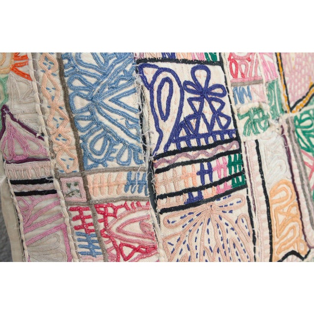 Rose Large Earthy Rose Antique Jaisalmer Pillow For Sale - Image 8 of 10