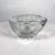 1960s Modern Heavy Art Glass Bowl Thick Rim Textured Ice Block For Sale - Image 11 of 11