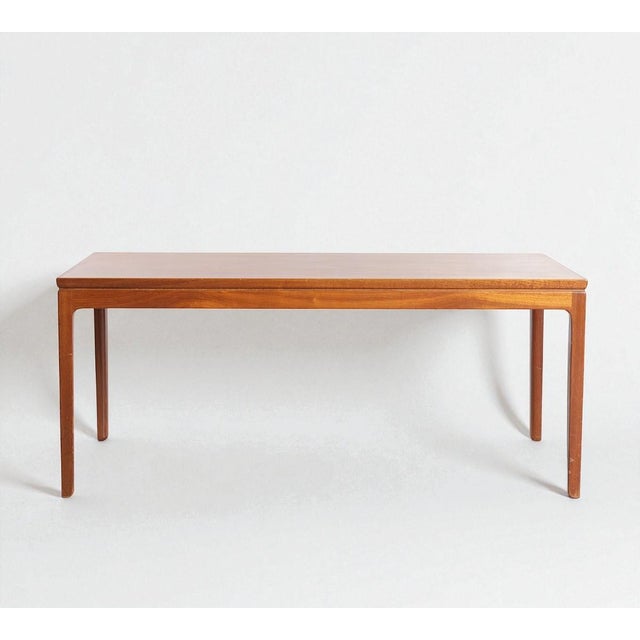 Mid-Century Modern Rectangular Wood Coffee Table by Ole Wanscher, 1970s For Sale - Image 3 of 7