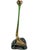 German Green and Golden Iridescent Glass Snake Vase, 1980s For Sale - Image 6 of 8