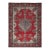 1970s Vintage Persian Handmade Wool 10x13 Red Area Rug For Sale