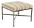 Paul McCobb Brass X Base Stool For Sale