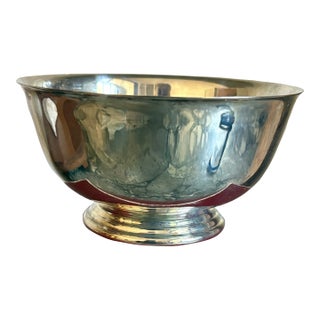 1980s Gorham Paul Revere Silverplated Bowl For Sale