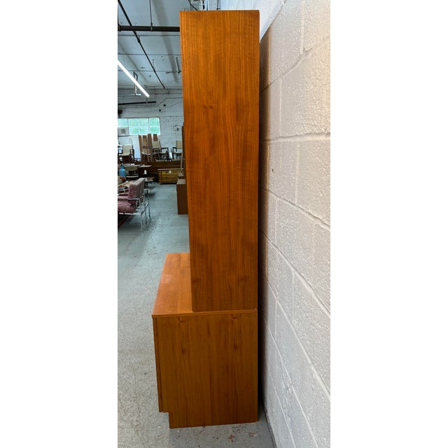 Mid-Century Modern Two-Piece Danish Teak Bookcase For Sale - Image 9 of 13