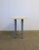 Late 20th Century Stone and Leather Postmodern Round Side or Drinks Table For Sale - Image 5 of 11