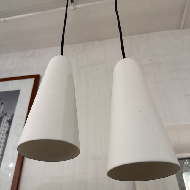 Ceramic Jonathan Browning Studios Montfaucon Pendants, Pair For Sale - Image 7 of 13