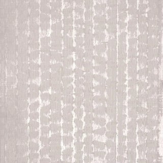 Schumacher x Patterson Flynn Rune Pinstripe Wallcovering Wallpaper In Silver For Sale