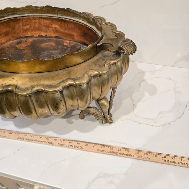 Antique 19th Century Turkish Brass and Copper Brazier For Sale In Phoenix - Image 6 of 12