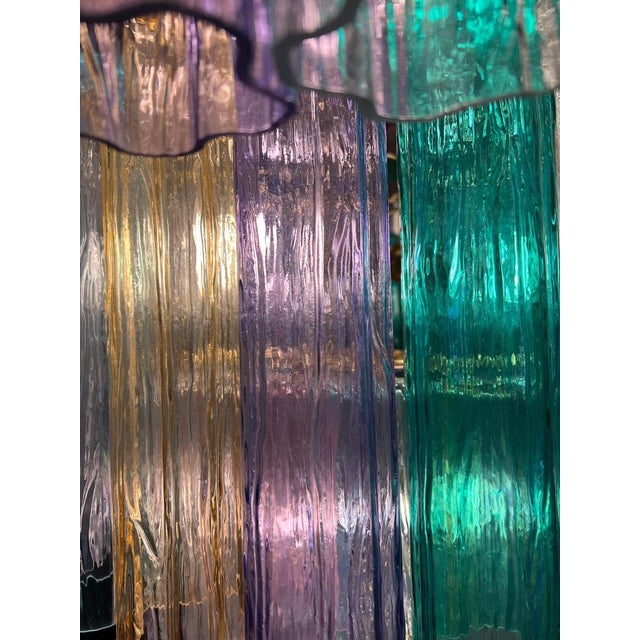 Large Multicolor Murano Chandelier by Valentina Planta For Sale - Image 5 of 18