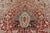 Antique Persian Heriz Rug With Central Medallion in Red and Blue 9'7 X 12'10 For Sale - Image 4 of 16