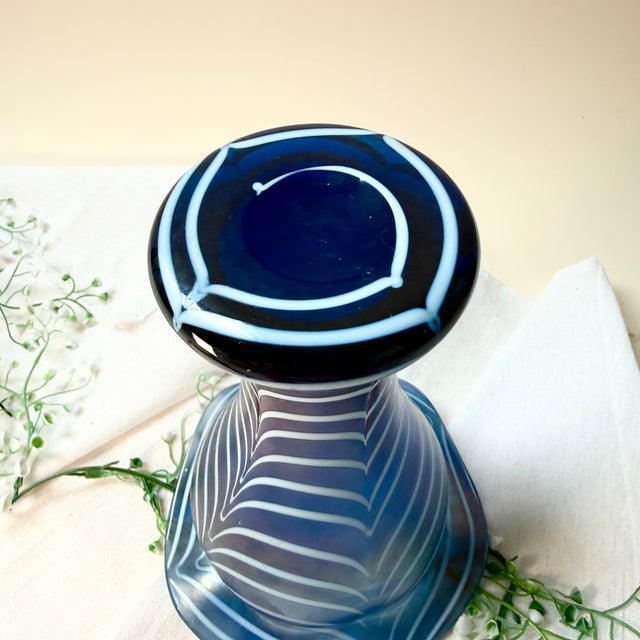 Vintage Mermaid Swirl Vase in Glass, 1970s For Sale - Image 6 of 18