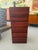 Mid-Century Modern Arne Wahl Iverson Danish Rosewood 8 Drawer Narrow Dresser/Chest C1970s For Sale - Image 3 of 12