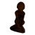 Vintage Hand Carved Wooden Sculpture of Little Boy With a Hat in Ironwood For Sale