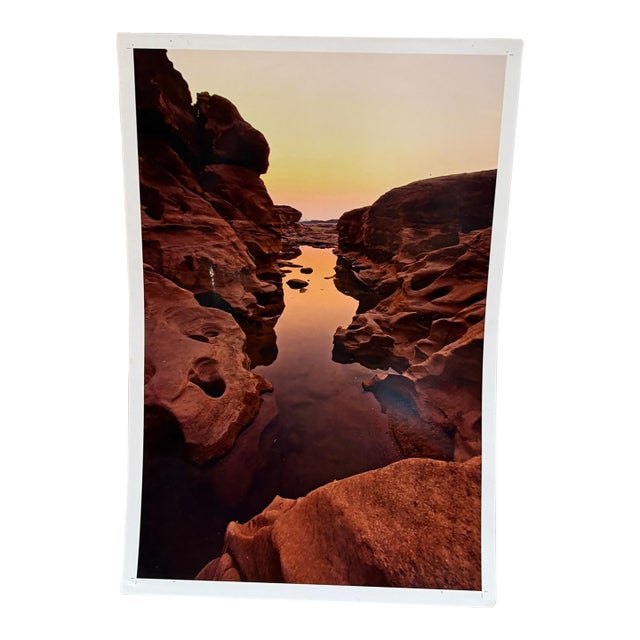 Color-Photograph-Grand-Canyon-Sunset-Old-07-25 For Sale