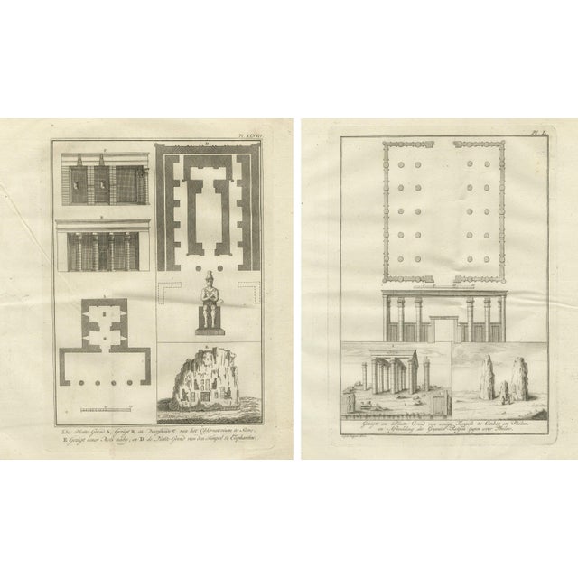 Elephantine and Philae Temples, 1776, Paper, Set of 2 For Sale - Image 10 of 13