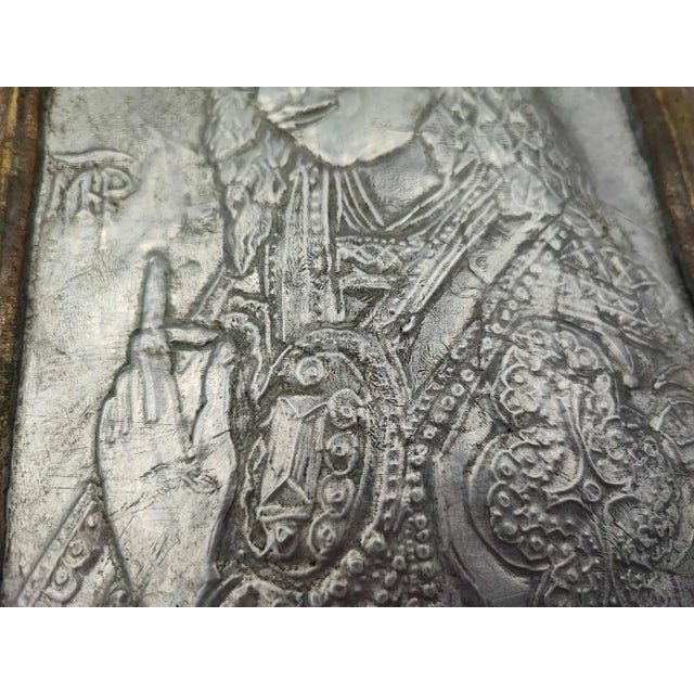 Icon of the Mother of God, 19th Century For Sale - Image 3 of 11