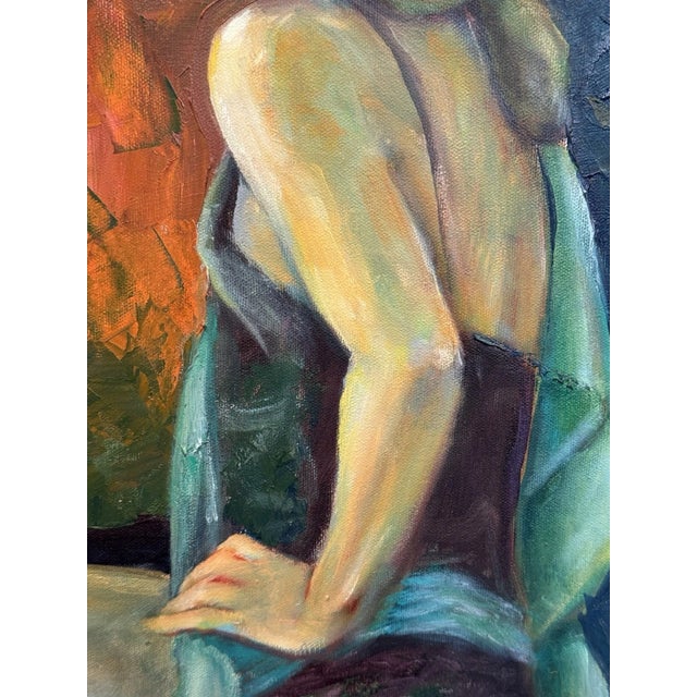 1990s Kathi Colman (1939-2023) Oil Painting Burlesque Dancer "It's a Living" For Sale In Los Angeles - Image 6 of 11