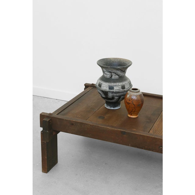 Late 19th Century Primitive Rectangular Coffee Table For Sale - Image 4 of 7