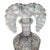 Pair of Hoffmann Art Deco Crystal Nude Figural and Grape Decanters, 1920's. For Sale - Image 4 of 11