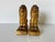 A striking pair of Italian vintage lion bookends by Toscany, crafted in a bold sculptural form and finished in rich...