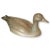 Traditional Finely Detailed Brass Duck Paper Weight For Sale - Image 3 of 4
