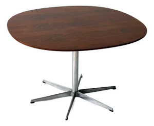 1960s Six Star Series Rosewood Dining Table by Arne Jacobsen for Fritz Hansen