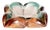 Flower-Shaped Colored Glass Ashtray, Italy, 1960s For Sale