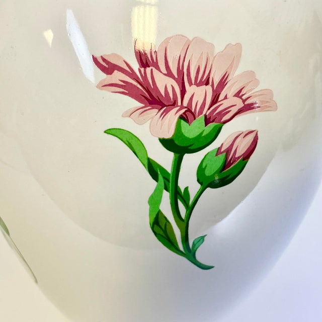 Hollywood Regency 1996 Vintage Portuguese Hollywood Regency Tiffany & Co Porcelain Vase For Sale - Image 3 of 18