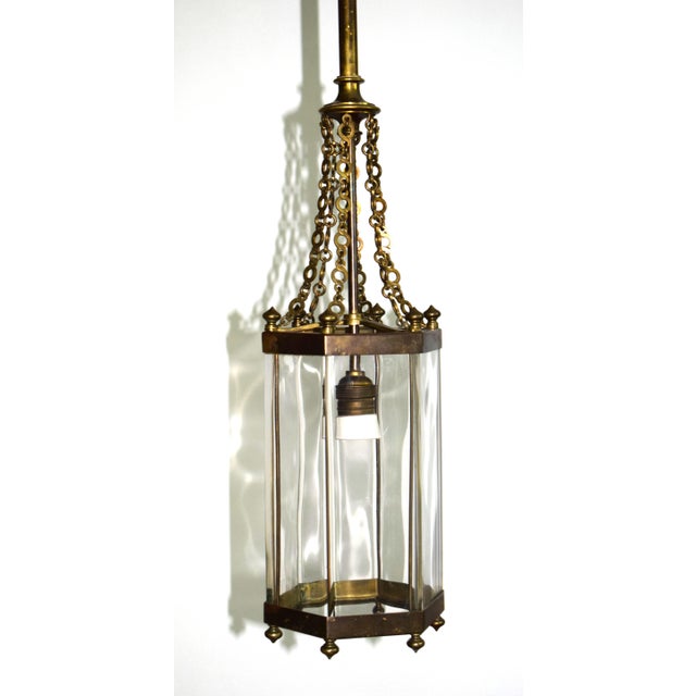 Art Nouveau Ceiling Light, 1920s For Sale - Image 3 of 9