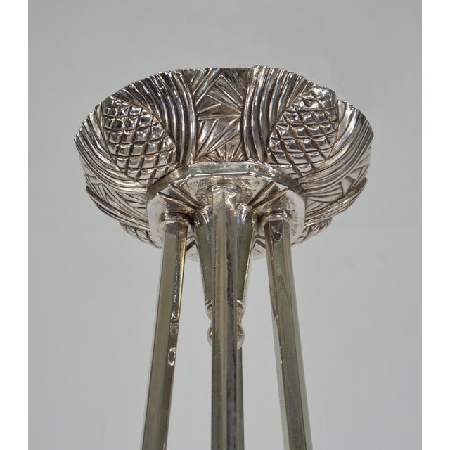 French Art Deco Chandelier by Degue & Vandamme 1920s France For Sale - Image 11 of 13