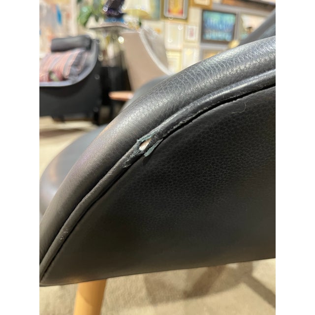 Design Within Reach "Hay" Leather Lounge Chair For Sale - Image 9 of 9