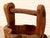 Late 19th Century Vintage Rustic Hand-Carved Log Wood Bucket With Handle For Sale - Image 5 of 12