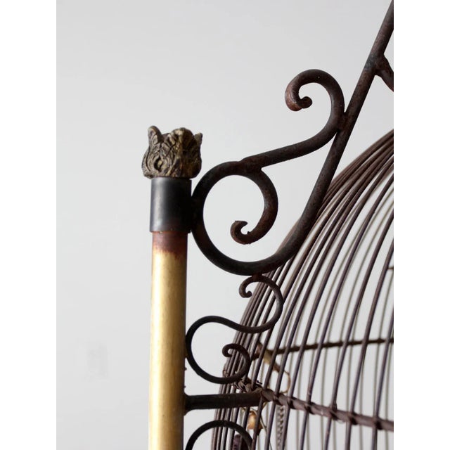French Victorian Style Large Birdcage For Sale - Image 12 of 13