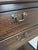 Wooden Desk in Mahogany with Brass Handles, 1960s For Sale - Image 10 of 13
